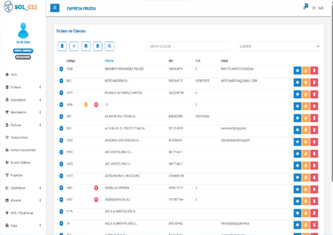 Gestión Comercial SOL-CLI 2.0