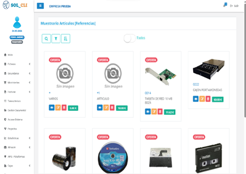 Inventario y trazabilidad SOL-CLI 2.0